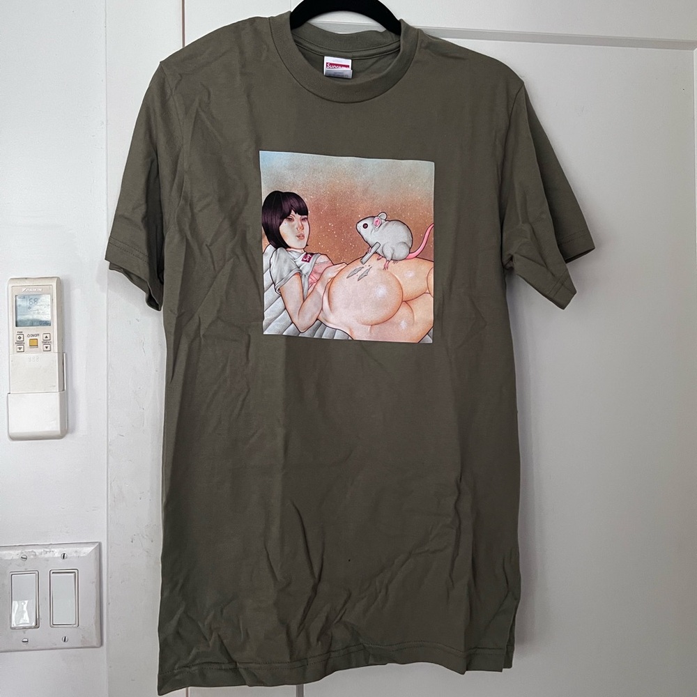 Supreme rat girl t shirt